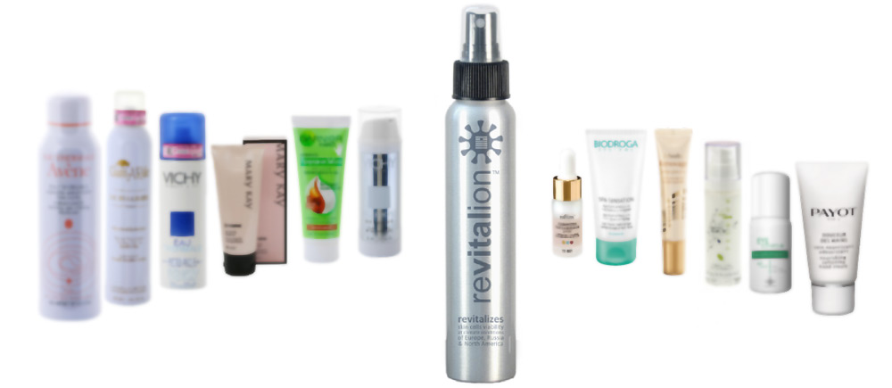 Spray Revitalion comparison with other cosmetics